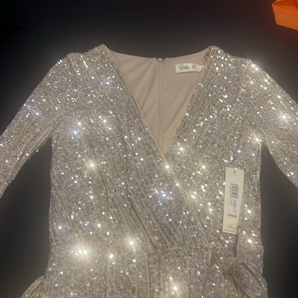 Eliza J Sequin Jumpsuit - Picture 11 of 13